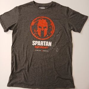 Spartan Sprint Finisher Racing Charcoal T-Shirt